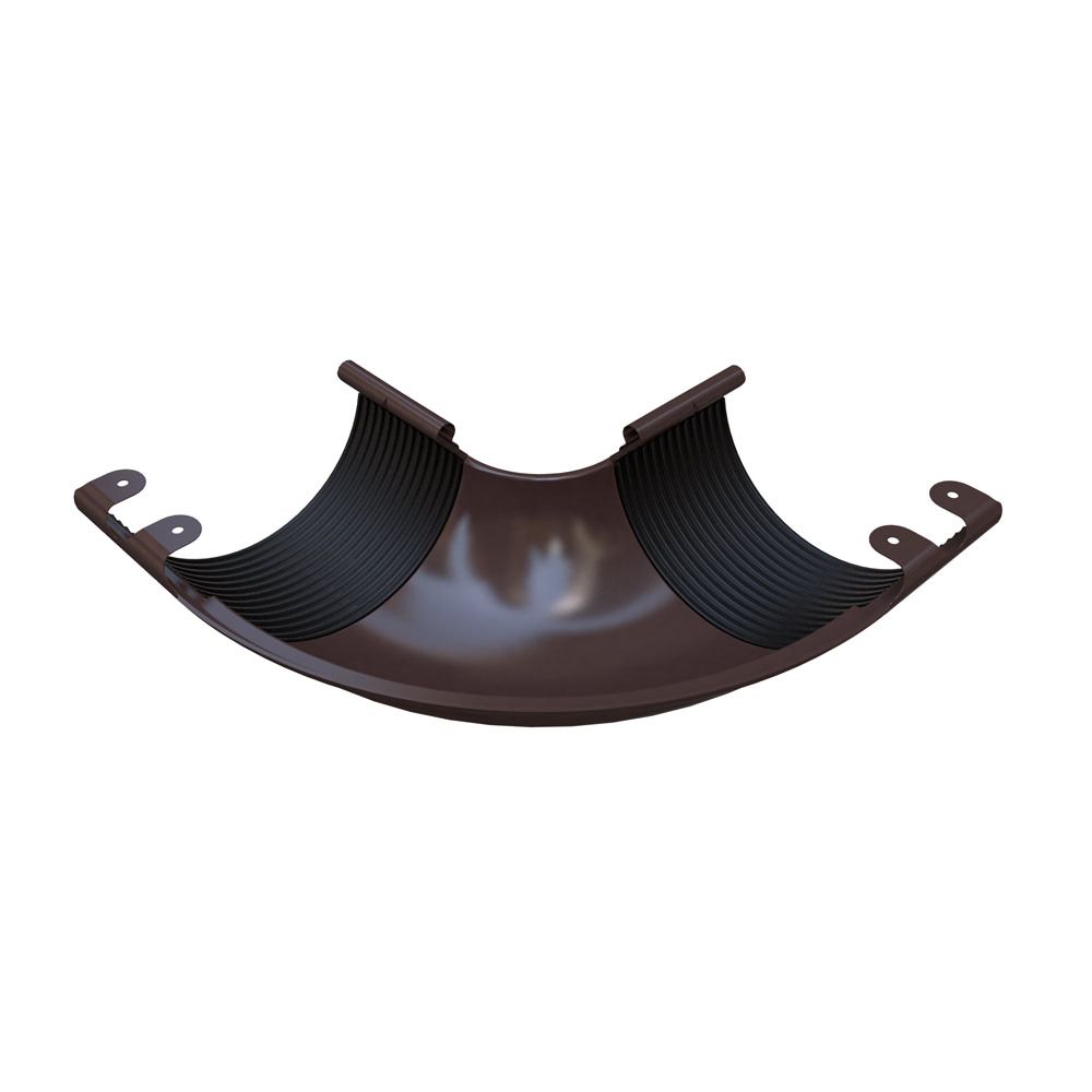 Угол желоба внешний 135° GLC Steel 125*90 mm RAL8017 Шоколадно-коричневый